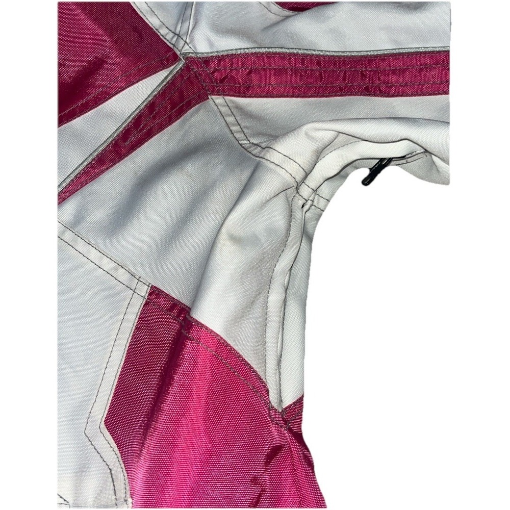 Castle X‎ Racing Snowmobile 1/4 Zip Pullover Jacket Women's M Pink White ❄️ EUC - Picture 9 of 16